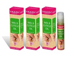 Vaadi Herbals Nail and Cuticle Oil with Jojoba Oil 10 ml x 3