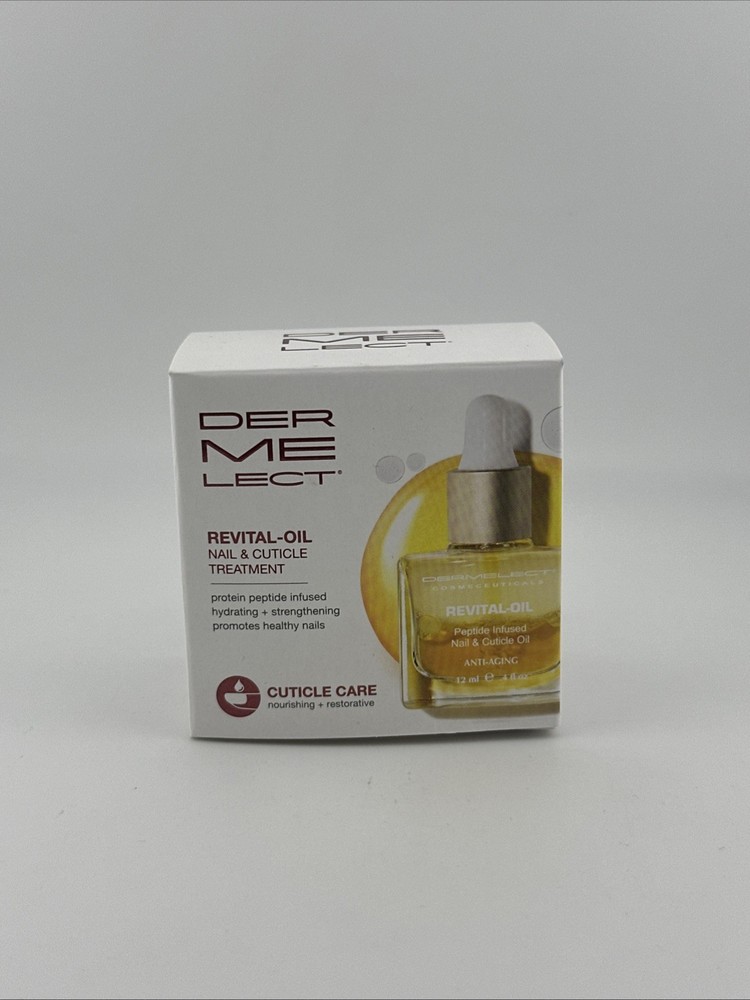 DERMELECT (Revital-Oil) Nail & Cuticle Treatment 0.4oz / 12ml New
