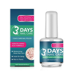 ROZINO 3 Days Nail Care Formula with Keratin Amino Acid & Aloe for Superior Nail