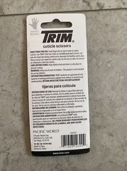 NEW Trim Professional Quality Stainless Steel Cuticle Scissors