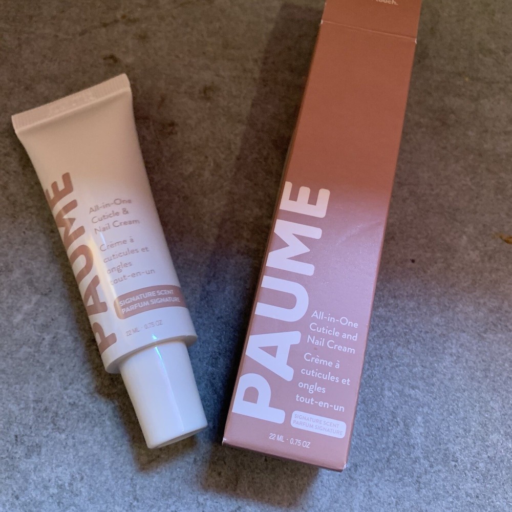 Paume All-in-One Cuticle & Nail Cream Full Size New in Box 22 ML .75 Oz
