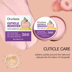 Exfoliating Softening Hand Cream for Cuticle Care and Hydrating Nail Treatment