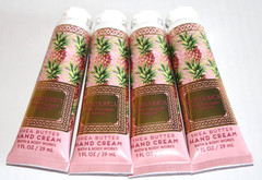 Set of 4 Bath & Body Works Costa Rica Shea Butter Hand Cream Mini Travel New