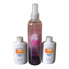 Avon Senses Pink Velvet Cupcake Body Spray+ Skin-So-Soft Anti-Itch Refill Sprays