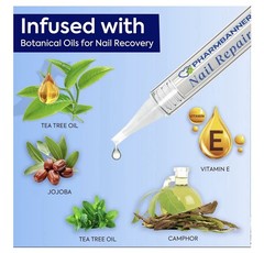 Extra Strength Nail Care Solution: Natural Formula Complete Nail Restoration Kit