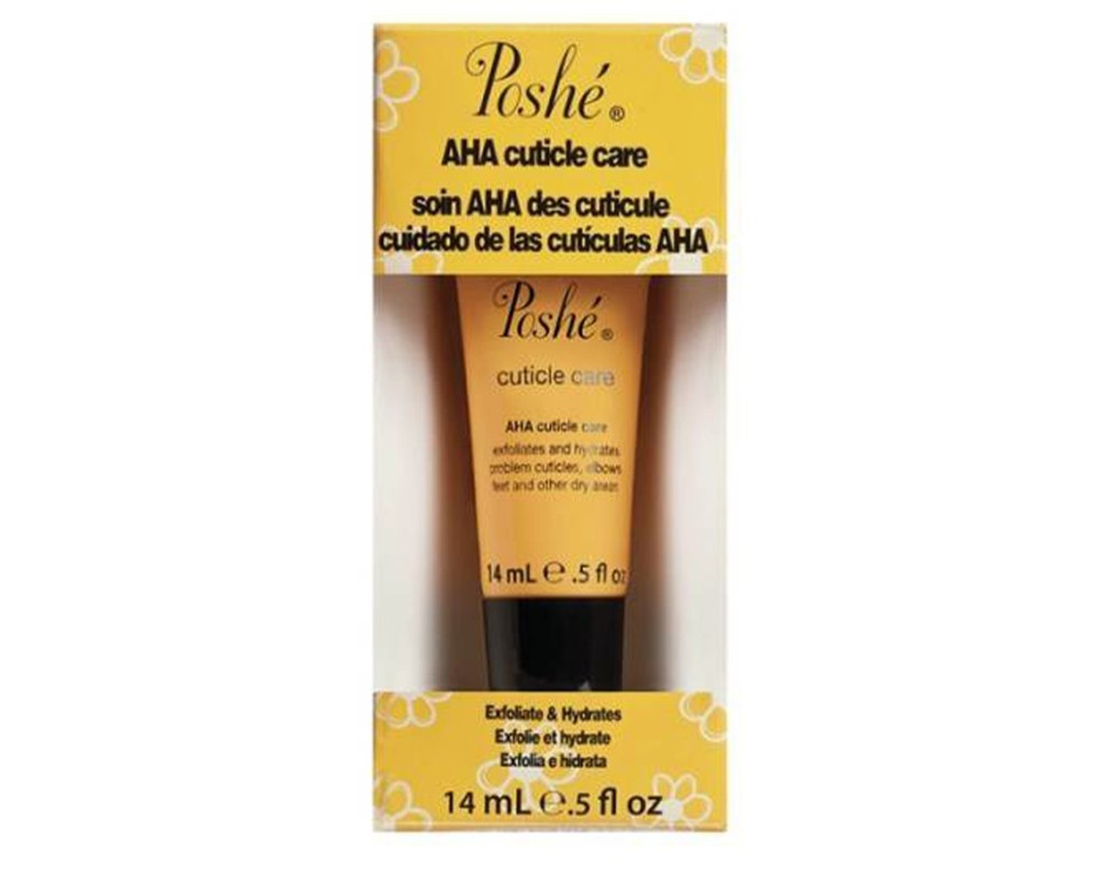 Poshe AHA Cuticle Care Exfoliates & Hydrates Nail Treatment 0.5 oz / 14mL