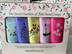 Medi Flower The Secret Garden Hand Cream 50g 5 Pieces Set