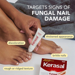 Kerasal Nail Renewal, Restorative Repair 0.33 Fl Oz (Pack of 2), Clear