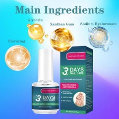 Nail Nourishing Oil, 3 Days Nail Care Polish Moisturizing Care Nail Gloss Oil