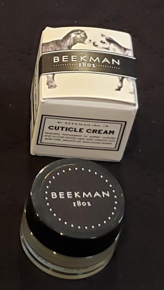 Beekman 1802 – Pure Goat Milk Cuticle Cream – .3oz / Fragrance Free – New