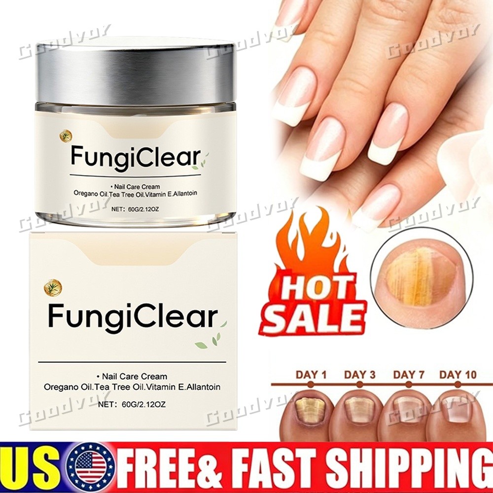 FungiClear Phrena Nail Care Cream With Tea Tree Oil, Oregano Oil, Vitamin E ~US