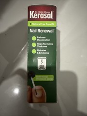 Kerasal Renewal Nail Repair Solution with Tea Tree Oil for Damaged Nails 0.33 oz