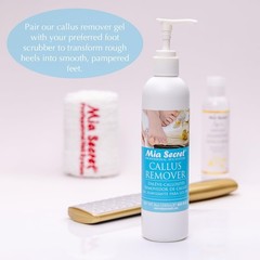 Mia Secret Professional Callus Remover Gel (8oz) – Salon-Grade 8 Ounce, Pink