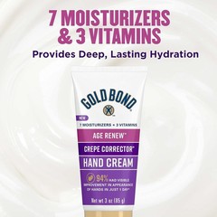 3 oz Age Renew Hand Cream – Lightweight, Fast Absorbing Anti-Aging Moisturizer