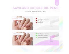 6PCS Cuticle Oil Pen Set with Vitamin E for Nail & Cuticle Care