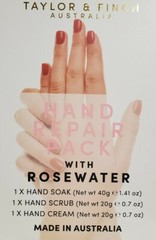 HAND REPAIR PACK WITH ROSE WATER