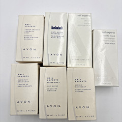 Vintage Avon Nail Experts Nail Care Lot: tough enough, anti-aging treatment