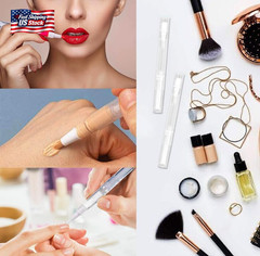 10 Pack 3 ML Transparent Twist Pens, Empty Cuticle Nail Oil Pen with Brush Tip,