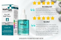 Nail Tek Renew, Natural Cuticle Oil with Tea Tree for All Nail Types 0.48oz