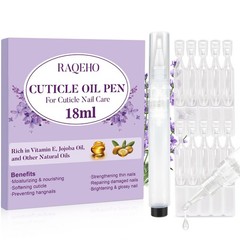 RAQEHO Refillable Cuticle Oil Pen – 1 Empty Nail 0.06 Fl Oz (Pack of 10)