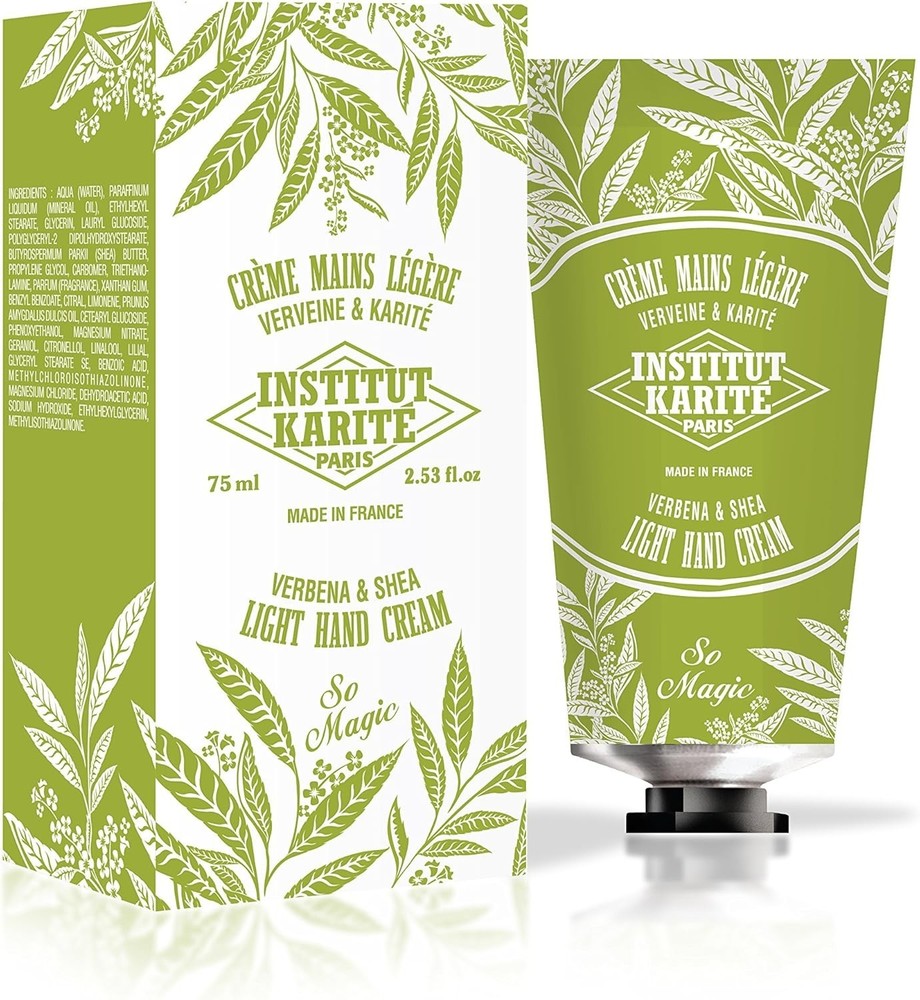 Institut Karite Paris 75ml Verbena + Shea Light Hand Cream