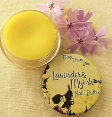 Lavender & Myrrh Nail Butter Cuticle Cream, Organic Nail Care, 1/2 oz.