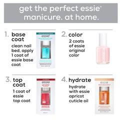 essie Nail Care, 8-Free Vegan, Gel 0.46 Fl Oz (Pack of 1), GELSETTER TOP COAT