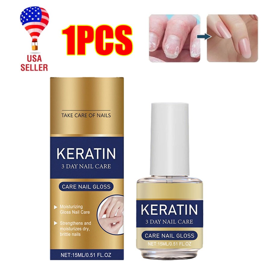 1-5PACK 3 Days Nail Care – Keratin Amino Acid Formula Superior Nail Nourish 15ml
