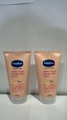 2 Pack Vaseline Healthy Hands Stronger Nails Cream 75 ml