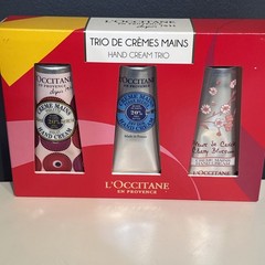 Three L’Occitane Hand cream Violet, Shea Butter & Cherry Blossom Made in France