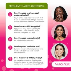 Nutra Nail 5 to 7 Day Growth Treatment – Fast 0.47 Fl Oz (Pack of 1), WHITE