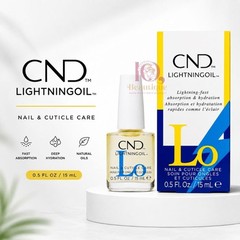 CND LIGHTNINGOIL Nail Cuticle Oil 0.5 fl oz Lightning Fast Absorption Hydration