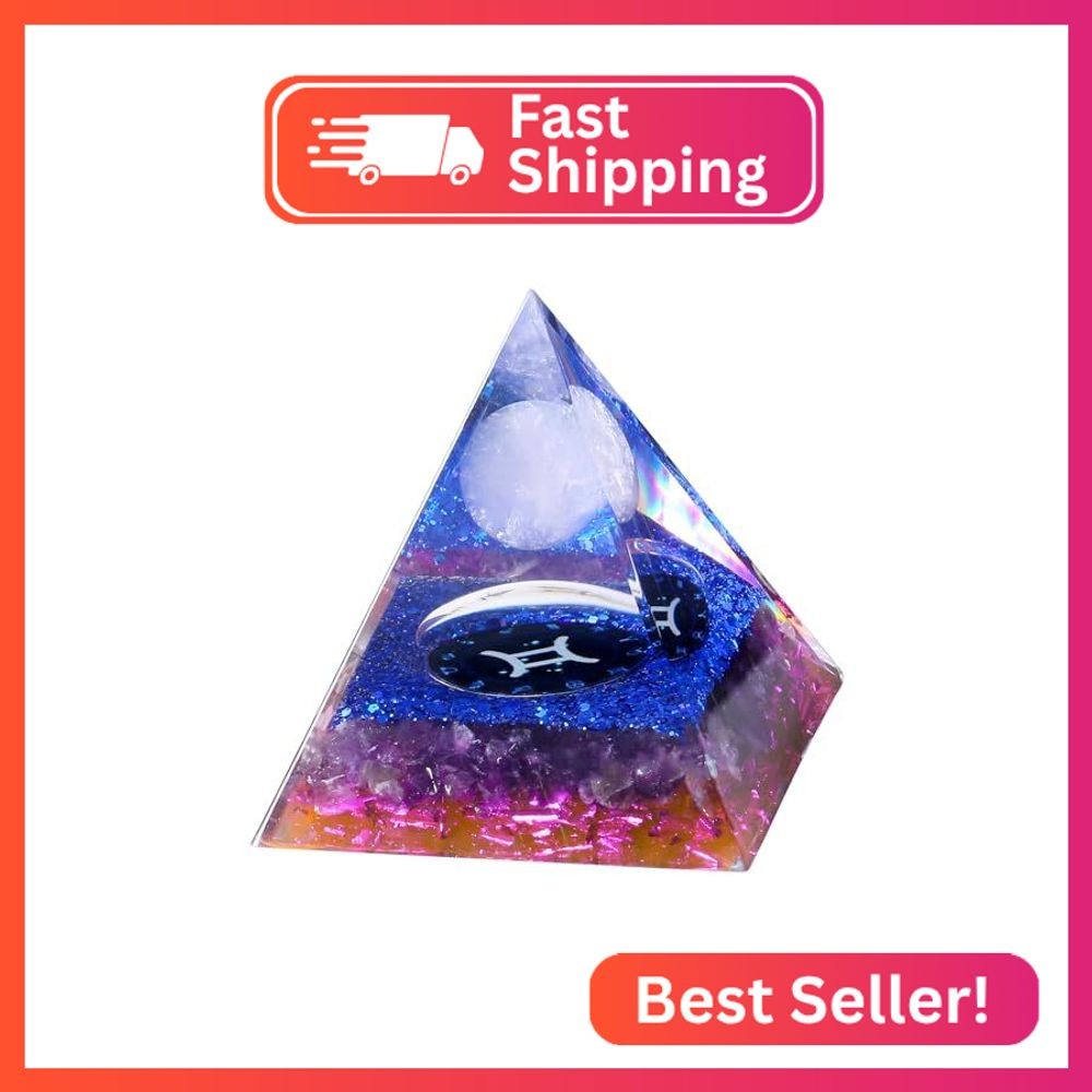 YATOJUZI 12 Zodiac Gemini Birthday Gifts for Women Men Healing Crystals Natural