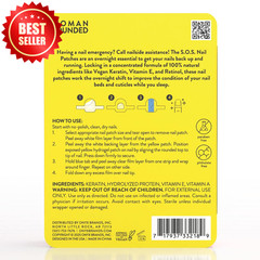 20 Count Nail Patches Strengthening Repair Growth Cuticle Treatment SOS US