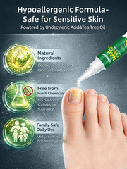 2026 Upgrade Toenail Fungus Treatment【GMP 0.34 Fl Oz (Pack of 3), White