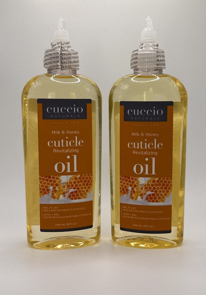 Cuccio Revitalizing Cuticle Oil Milk and Honey 8 oz 2 items
