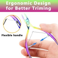 Cuticle Trimmer Nippers, Durable Cutter, Colorful Scissor