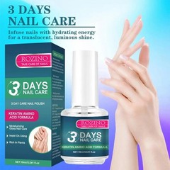 3PACK ROZINO 3 Days Nail Care – Keratin Amino Acid Formula Superior Nail Nourish