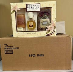 6 Dana French Vanilla scented candle, cologne 1.8 oz, potpourri 2 oz set RARE