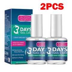 5/ThreePcs 3 Days Nail Care Oil with Keratin -Fast Strengthening & Hydrating for