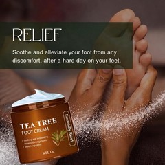 Essentially KateS Tea Tree Oil Foot Cream 8 Fl Oz – Toe 8 (Pack of 1)