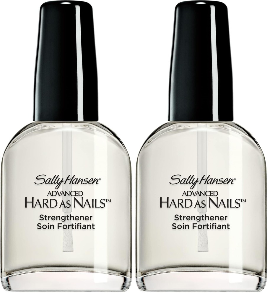 Sally Hansen Advanced Hard as Nails Nail 0.45 Fl Oz (Pack of 2), Clear