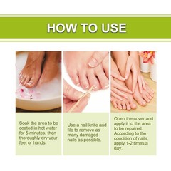 Nail Repair Gel Strengthening Treatment for Damaged Toe and Fingernails
