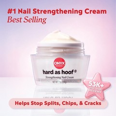 Onyx Professional Hard as Hoof Nail Strengthening 1 Ounce (Pack of 1), Ivory