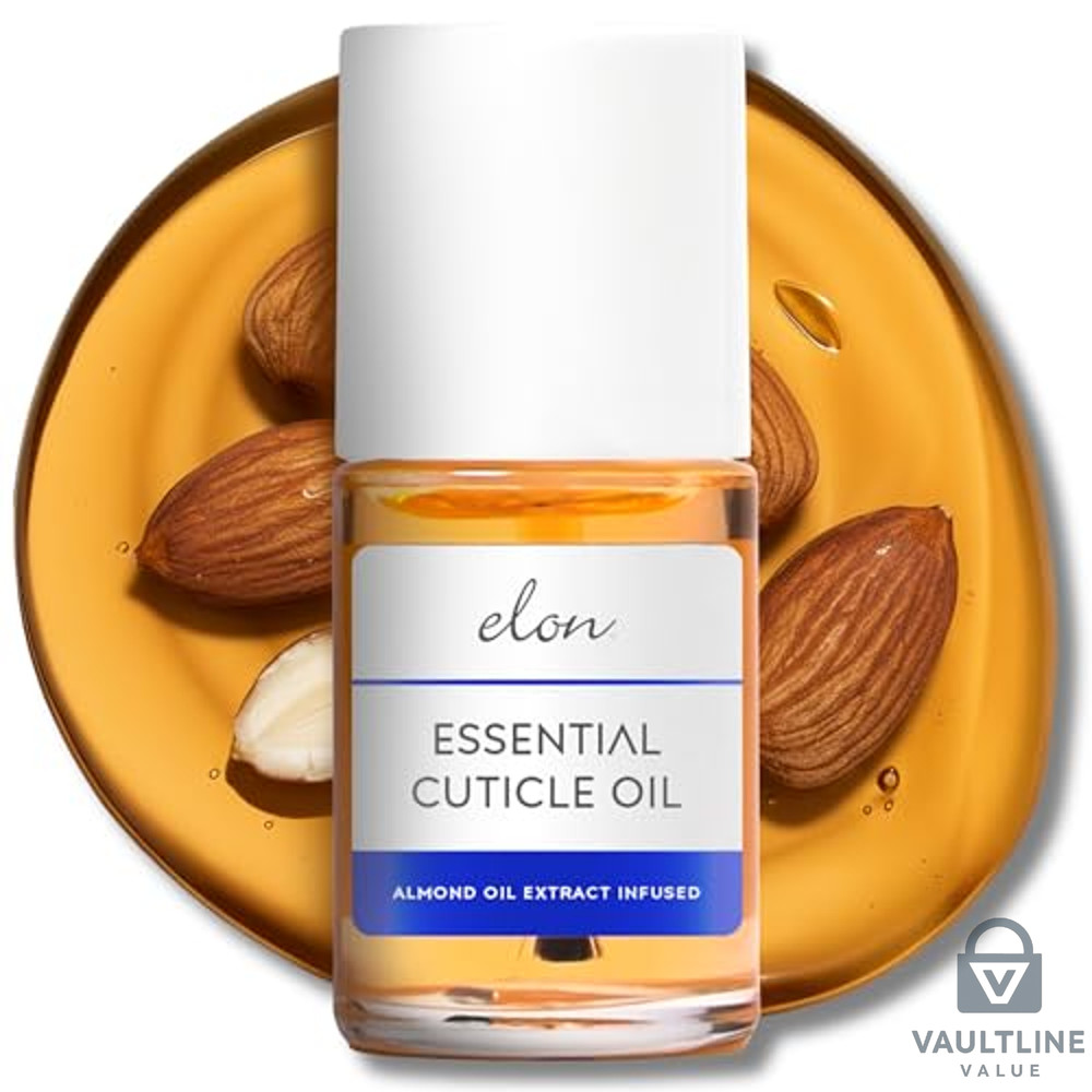 Elon Almond Cuticle Oil 0.5 oz Moisturizing Nail Treatment