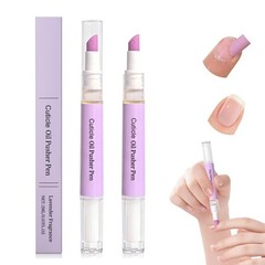 4-in-1 Cuticle Oil Pusher Pen Set – Moisturizing Nail Care, Cuticle Remover, 2 P