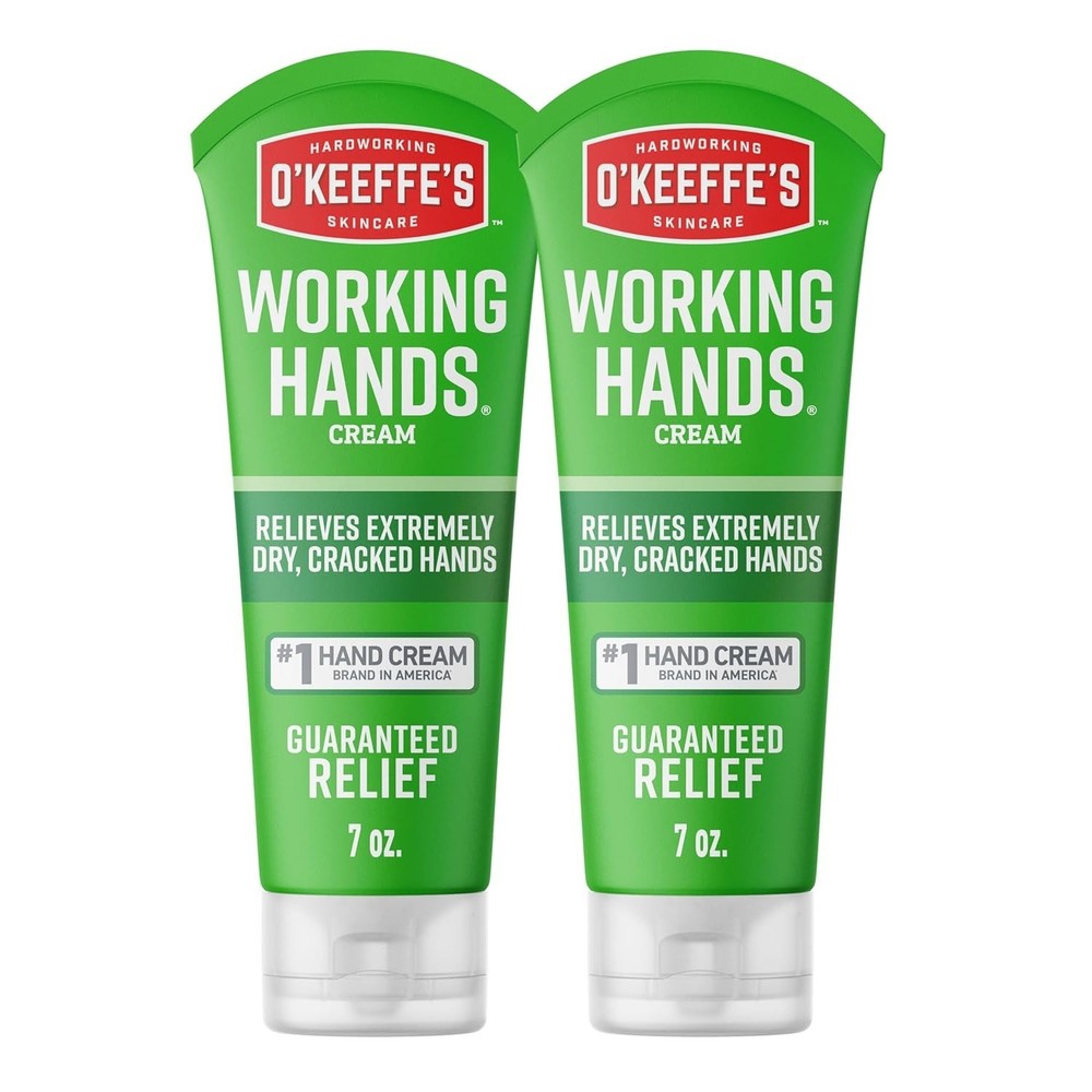 O’Keeffe’s Working Hands Hand Cream – 7 oz Tube, 2 Pack for Extreme Repair