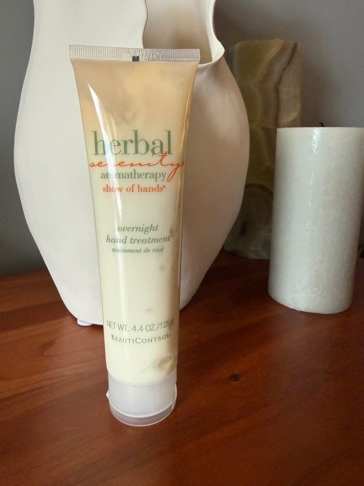 NEW & SEALED BeautiControl Herbal Serenity Aromatherapy Overnight Hand Treatment