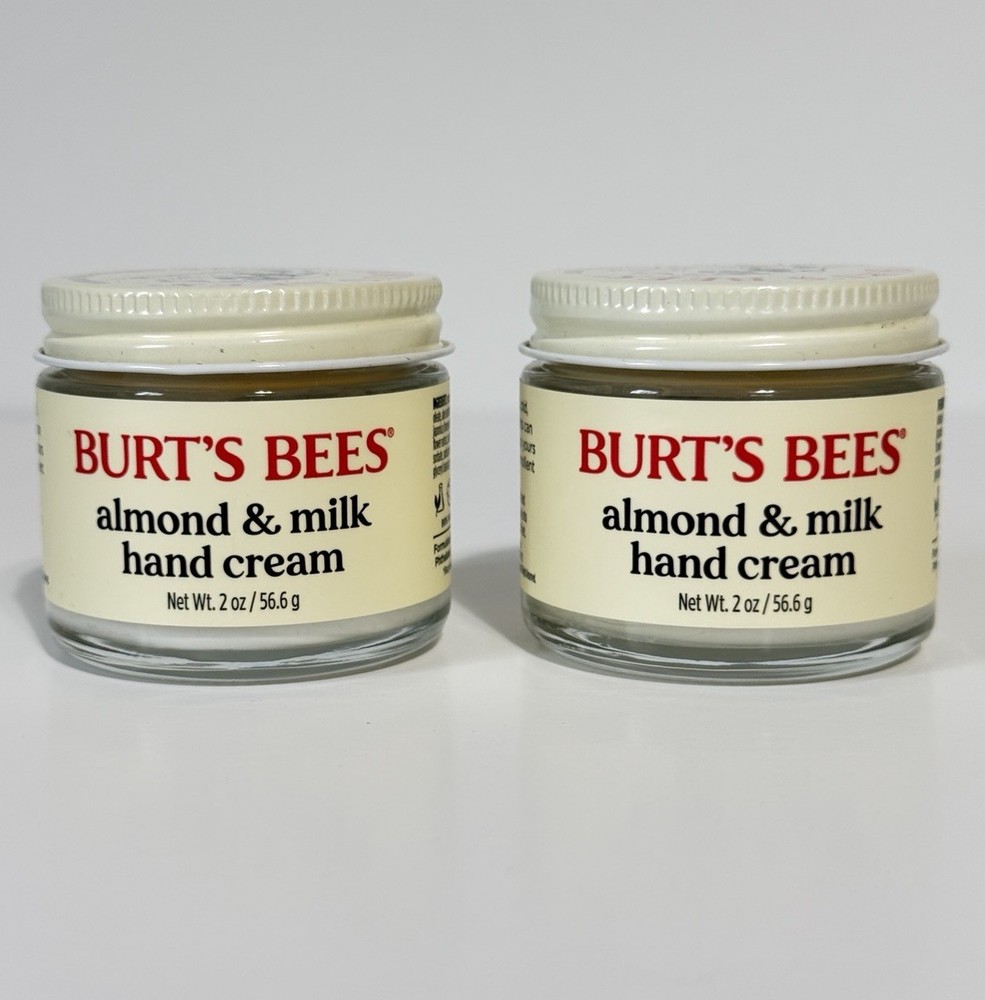 Burt’s Bees Almond & Milk Hand Cream 2 oz Each Lot Of 2