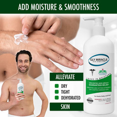 GLY MIRACLE Fragrance-Free Non-Greasy Body Lotion, 16 oz 16 Fl Oz (Pack of 1)